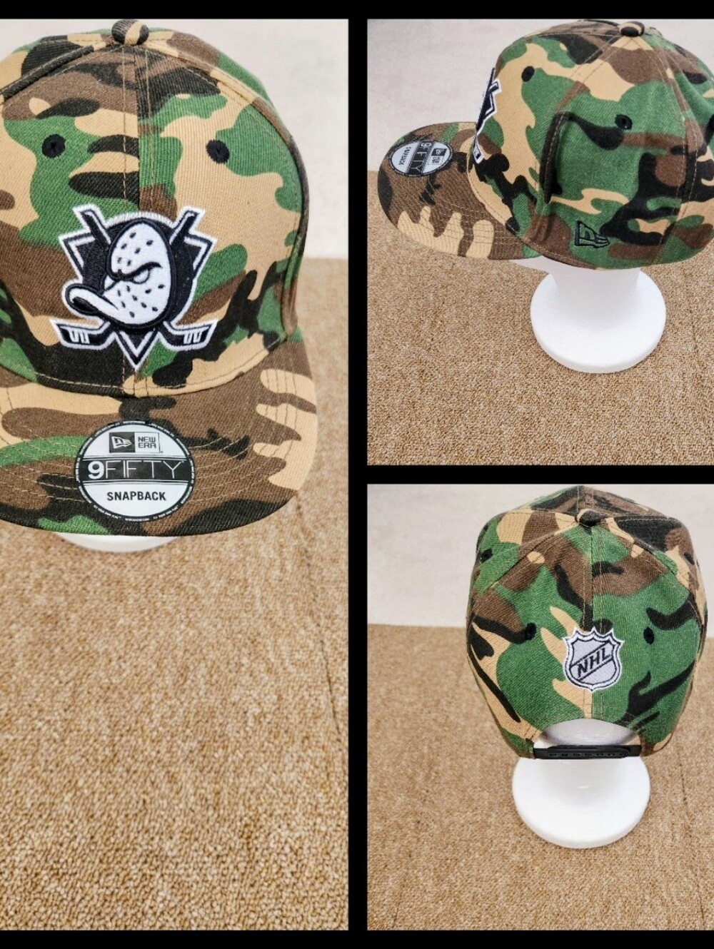ANAHEIM DUCKS NHL HOCKEY SNAPBACK HAT.